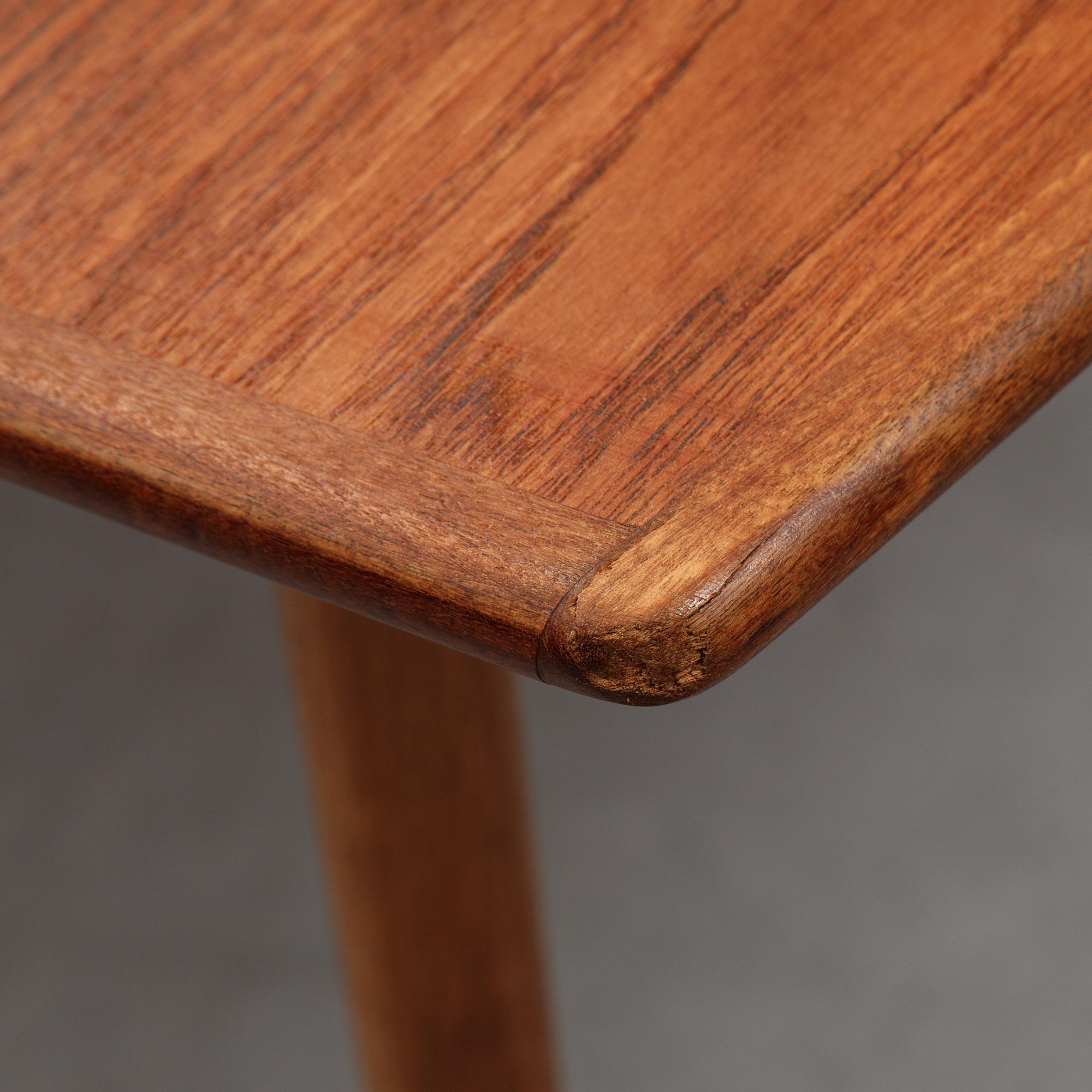 A 1950's/60's teak dining table from Jo Carlson, Vetlanda.