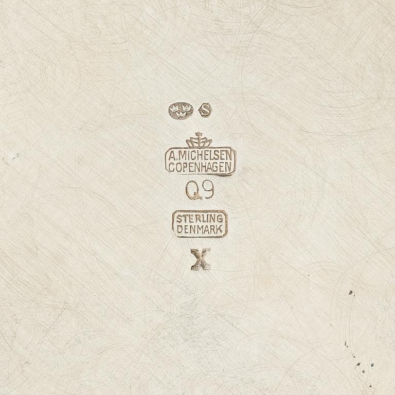 Two Danish silver beakers, including A. Michelsen, Copenhagen, Denmark, Swedish import marks 1966.