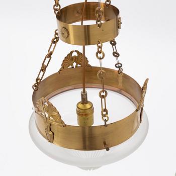 Ceiling lamp, Art Nouveau, early 20th century.