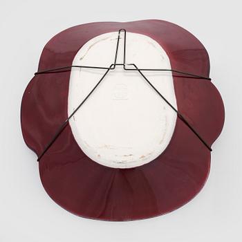 Birger Kaipiainen, decorative plate, ceramic, stamped "Violetta 1967 Arabia Finland Kaipiainen Invenit".