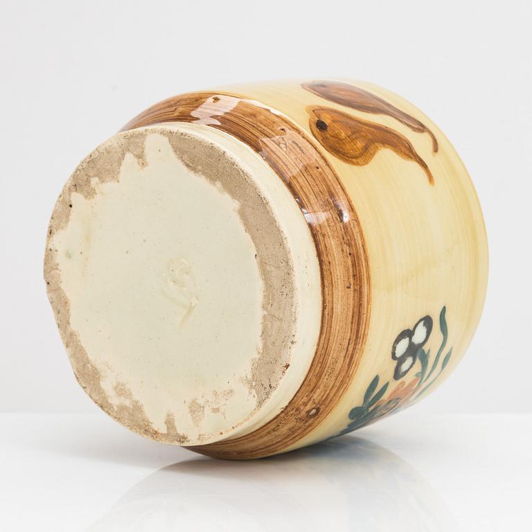 Gerda Thesleff, a ceramic vase, signed GT.