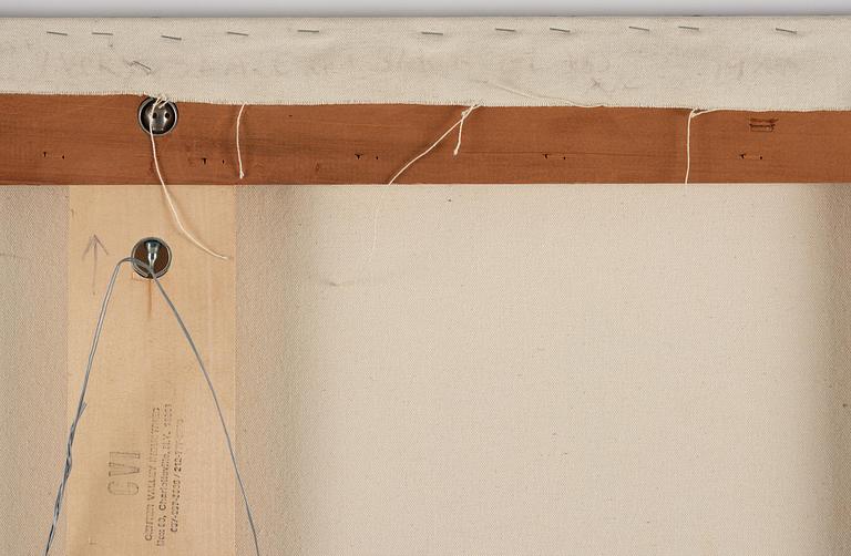 Harvey Quaytman, "Ivory, Slat and Black Glass".