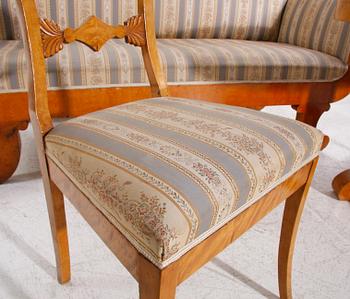 SALONGSGRUPP, 6 delar. Karl Johan, 1800-talets första hälft.