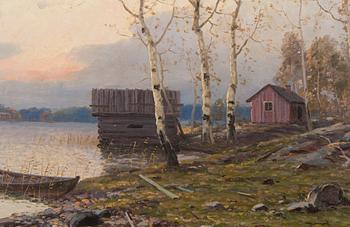 Eugen Taube, Coastal Landscape.