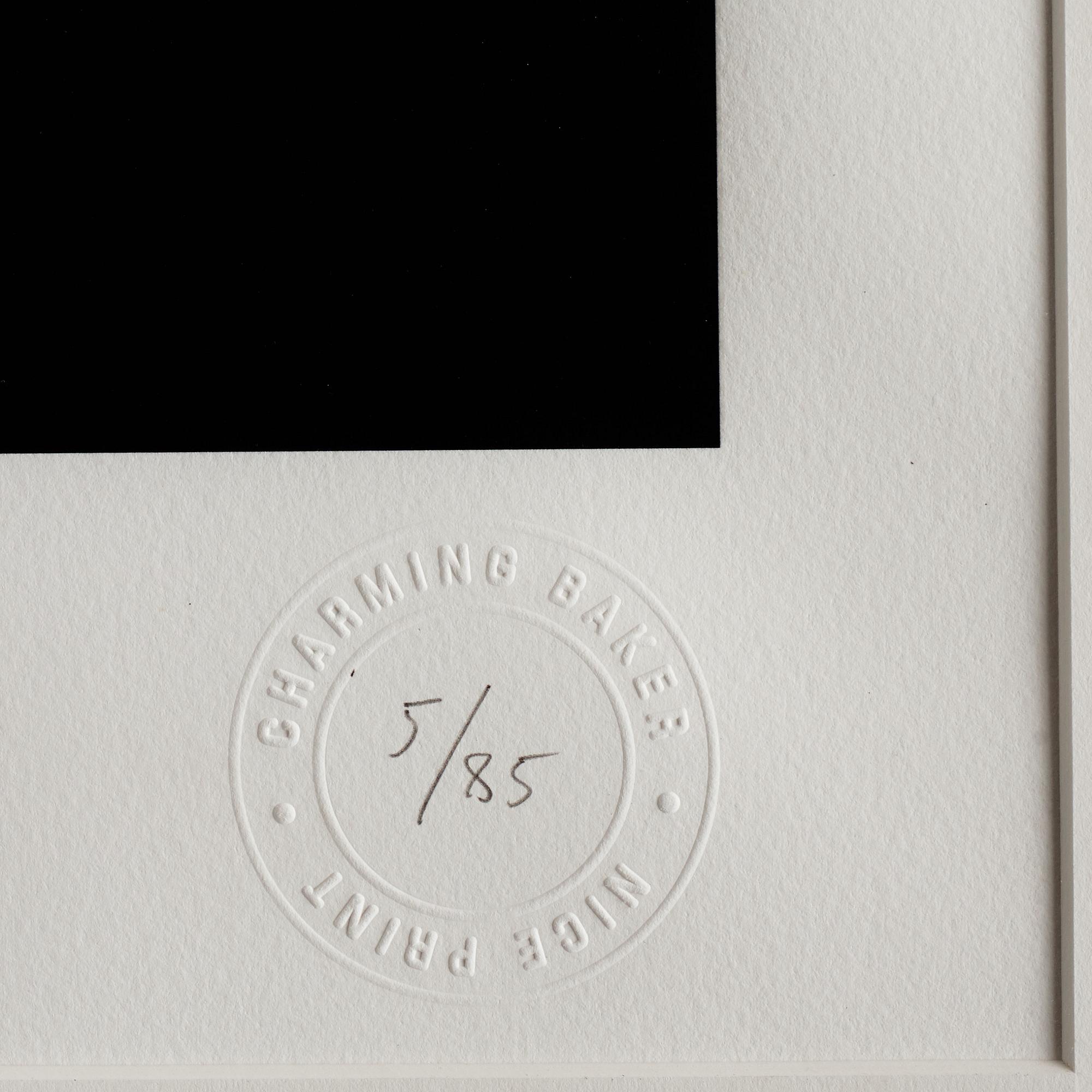 Charming Baker, digital print signerad och numrerad 5/85.