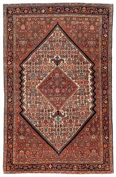 459. An antique Feraghan rug, West Persia, c. 192 x 121 cm.