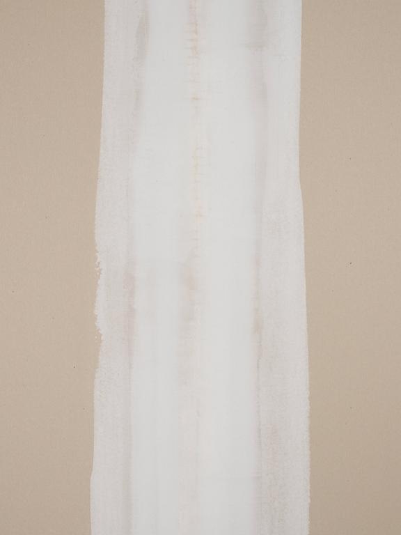 Clay Ketter, "White over grey wall painting".