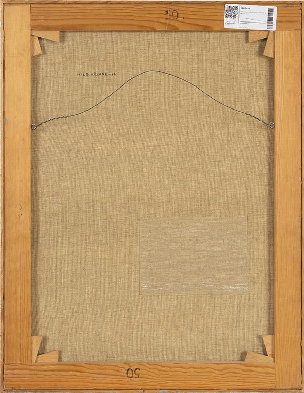 Nils Kölare, oil on canvas, signed and dated -76 verso.