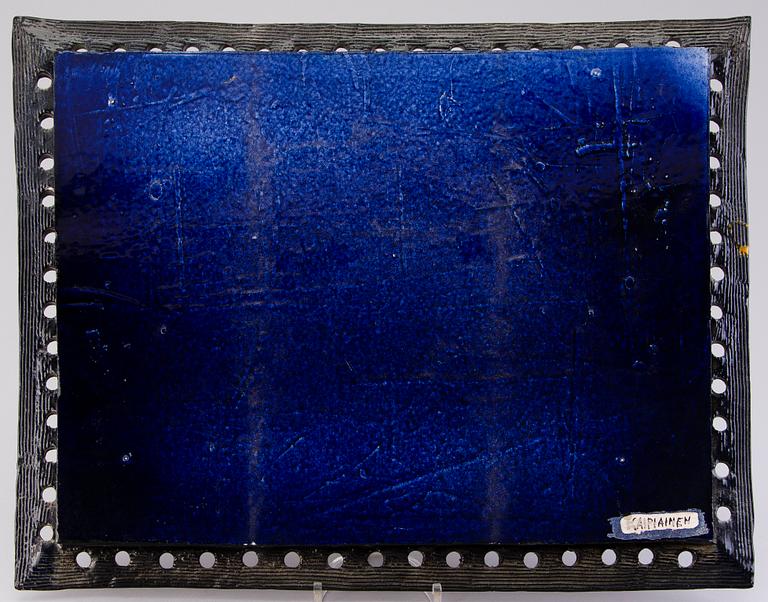 Birger Kaipiainen, A stoneware relief signed Kaipiainen.