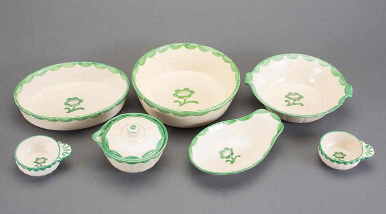 SAMLING "PYRO2, 15 delar, Kåge, Gustavsberg, 1900-talets första hälft.