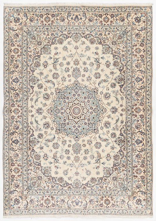 Rug, Nain, Part Silk, S.K 9 LAA, approx. 343 x 243 cm.