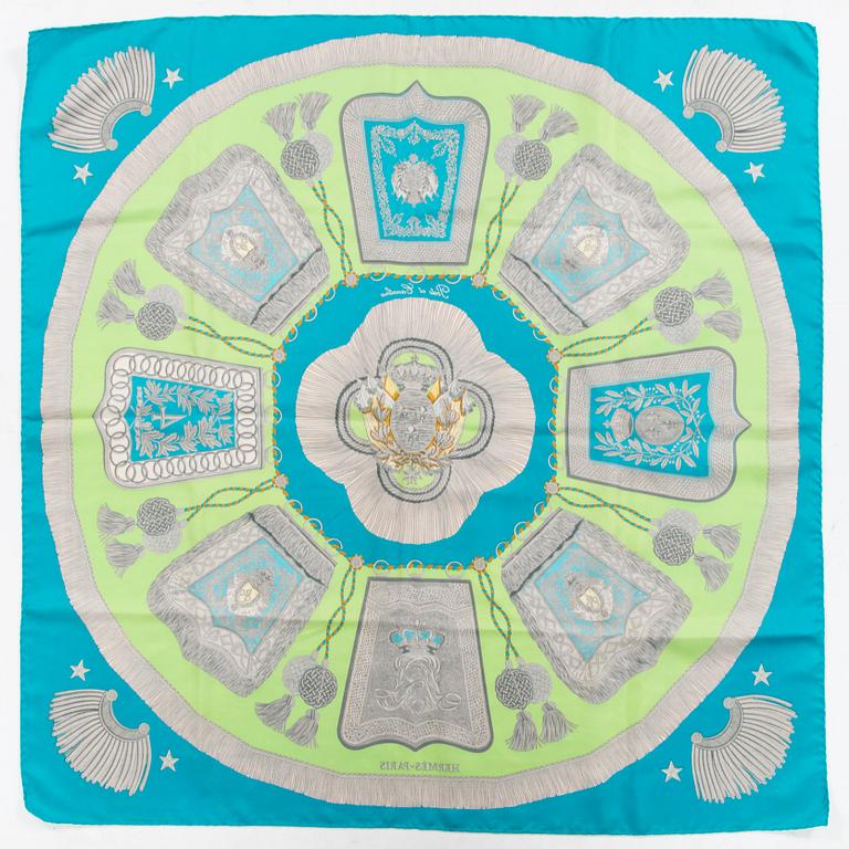 Hermès, Scarf "Poste et Cavalerie".