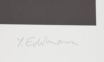 Yrjö Edelmann, lithograph in colours, 2004, signed EA I/XXXV.
