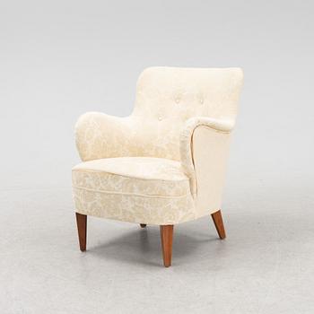 A swedish modern armchair, 1940's/50's.