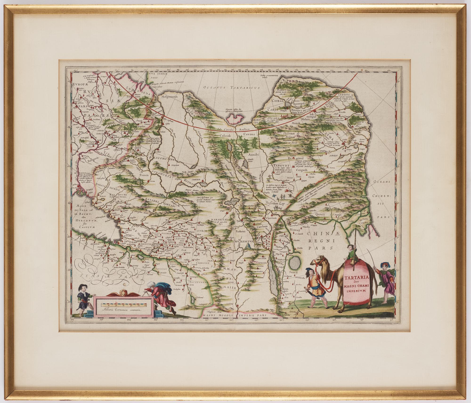 Karta  Tartaria sive magni 1630-tal.