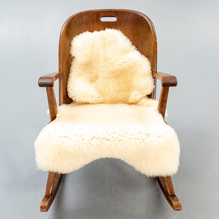 an AB Åby Möbelfabrik, rocking chair, 1930-40's.