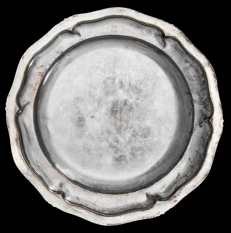 FAT, silver, importstämplar, Carl Fredrik Carlman, Stockholm, 1924. Tot ca 779 g.