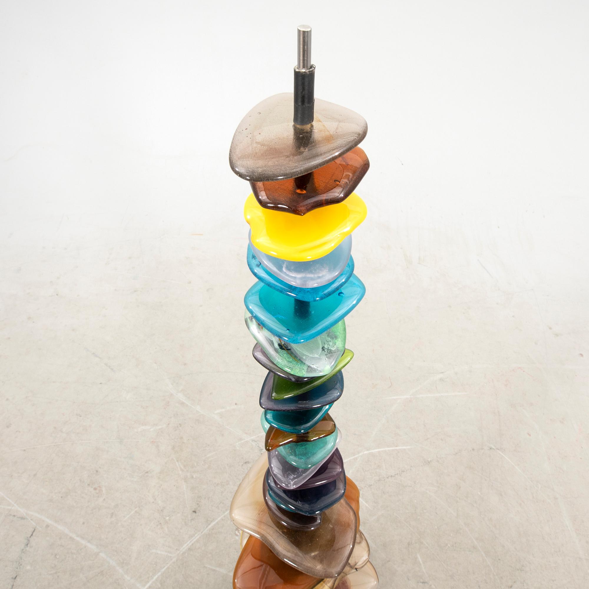Birgitte Linde, sculpture glass and stone.