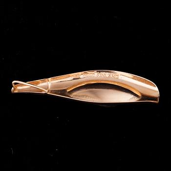 HÄNGE, 14K, spektrolit. Elis Kauppi. Vikt ca 2,6 g.