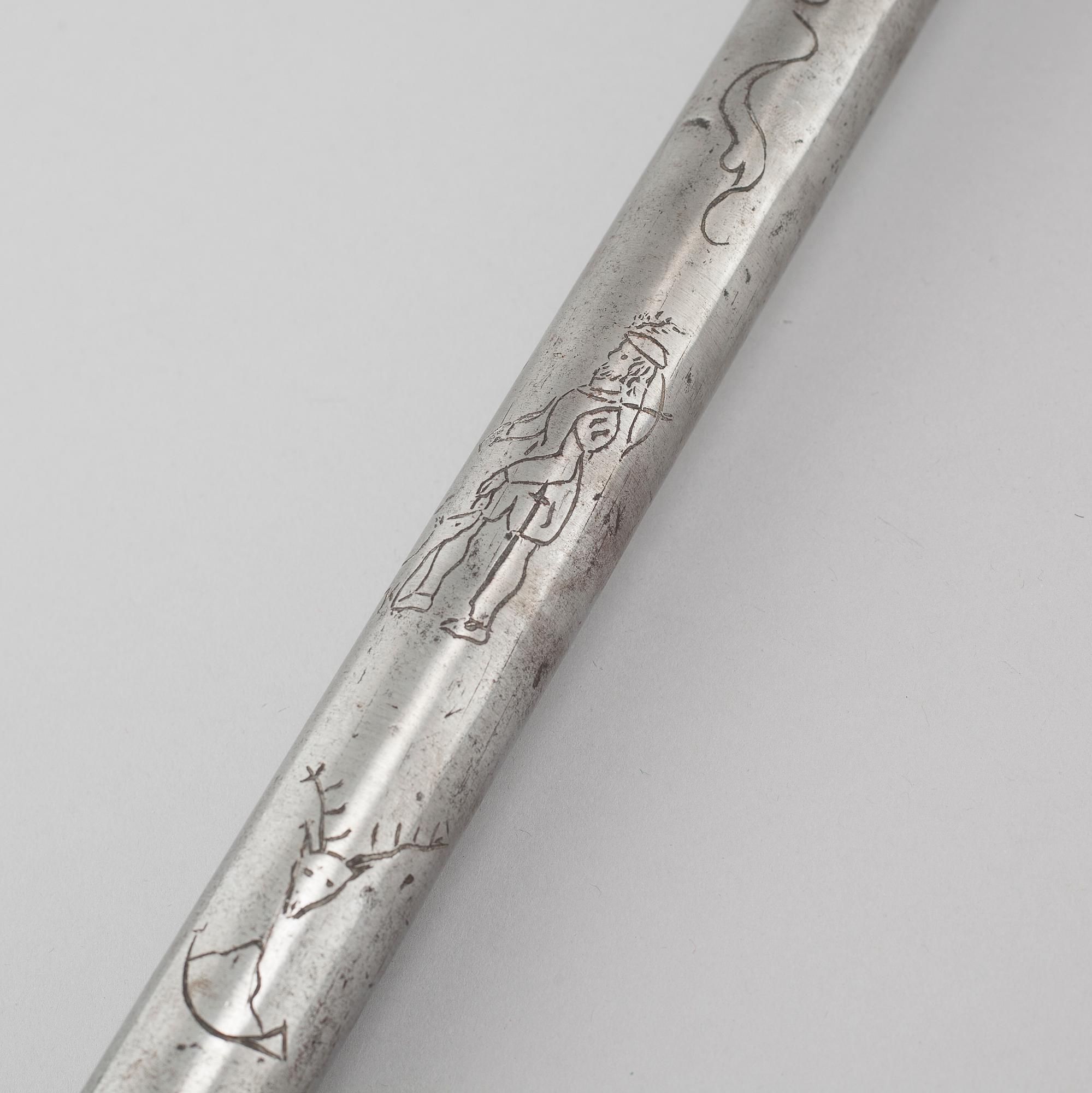 Two decorative axes, late 19th/early 20th century.
