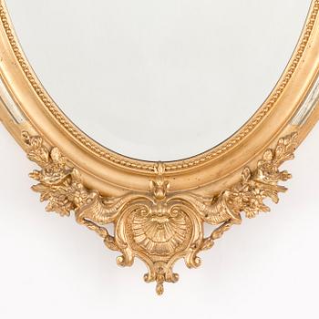 A late 19th century mirror.