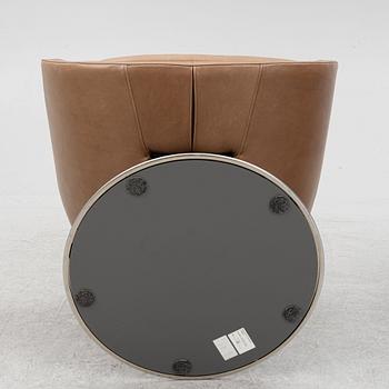 Carl-Henrik Spek, a Clipper armchair with ottoman, Ire Möbler, Tibro, Sweden, 21st century.