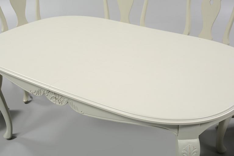 MATGRUPP, 7 delar, rokokostil, 2000-tal.