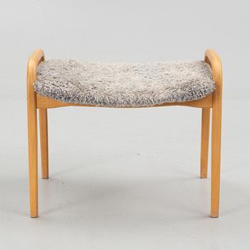 Yngve Ekström, armchair with footstool, 'Lamino', Swedese.