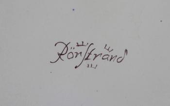 URNA MED LOCK, keramik, Rörstrand, 1900-talets första hälft.