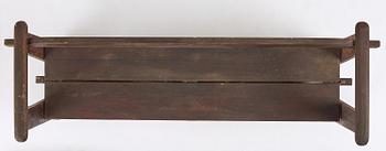 Axel Einar Hjorth, a stained pine "Skoga" sofa, Nordiska Kompaniet, Sweden, 1930s.