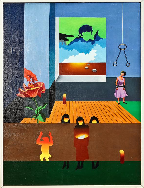 SOREN ARUTYUNYAN, akryl på duk, sign samt dat 1979 a tergo.