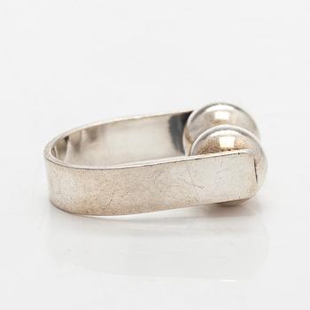 Elis Kauppi, ring, silver, Kupittaan Kulta, Åbo 1966.