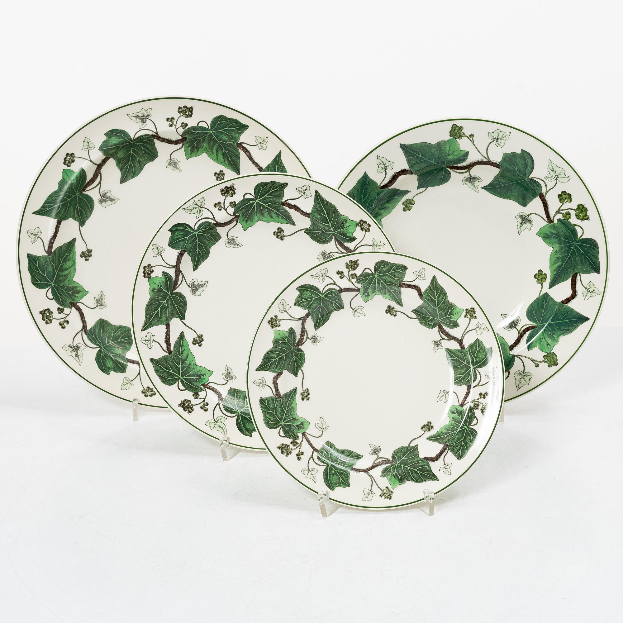 A 40-piece dinner service, 'Napoleon Ivy', Wedgwood, England.