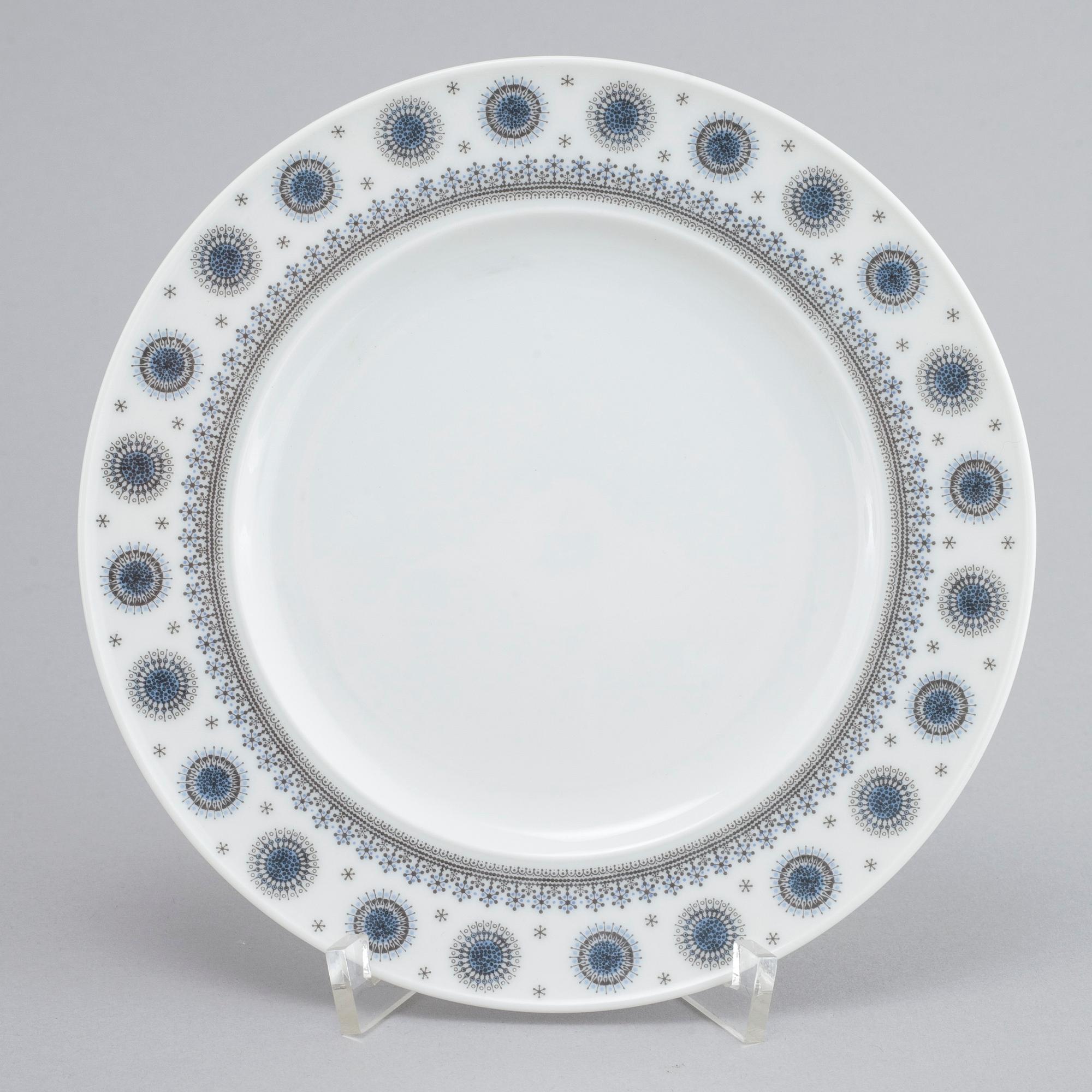 TAPIO WIRKKALA, kaffeservis, 14 delar, "Composition", porslin, Rosenthal Studio Linie, 1960-tal.