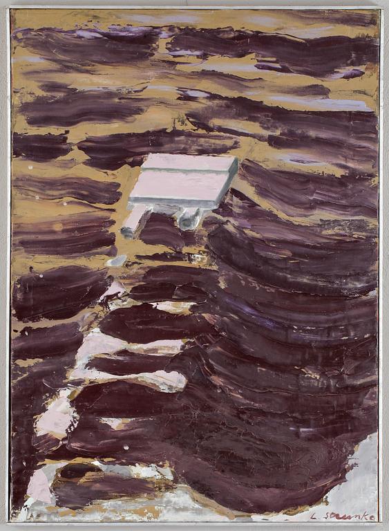 LARIS STRUNKE, olja på duk, signerad.