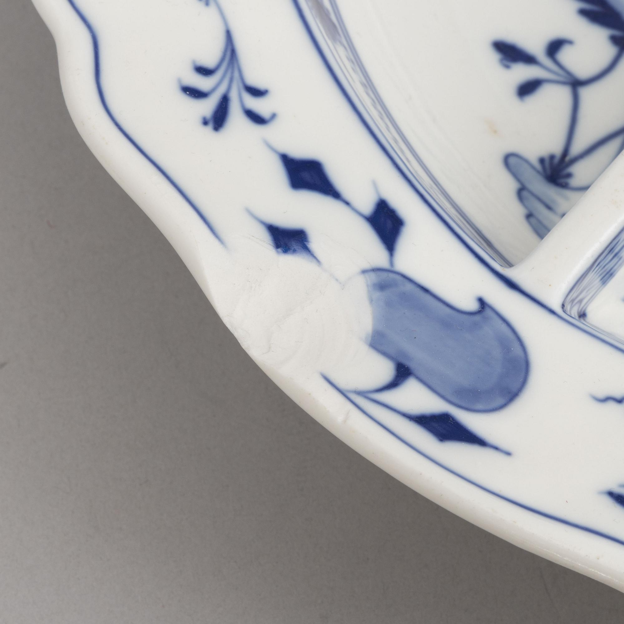 Meissen, 68 pieces of a porcelain dinner service, "Blue Onion", Germany, early 20th century.