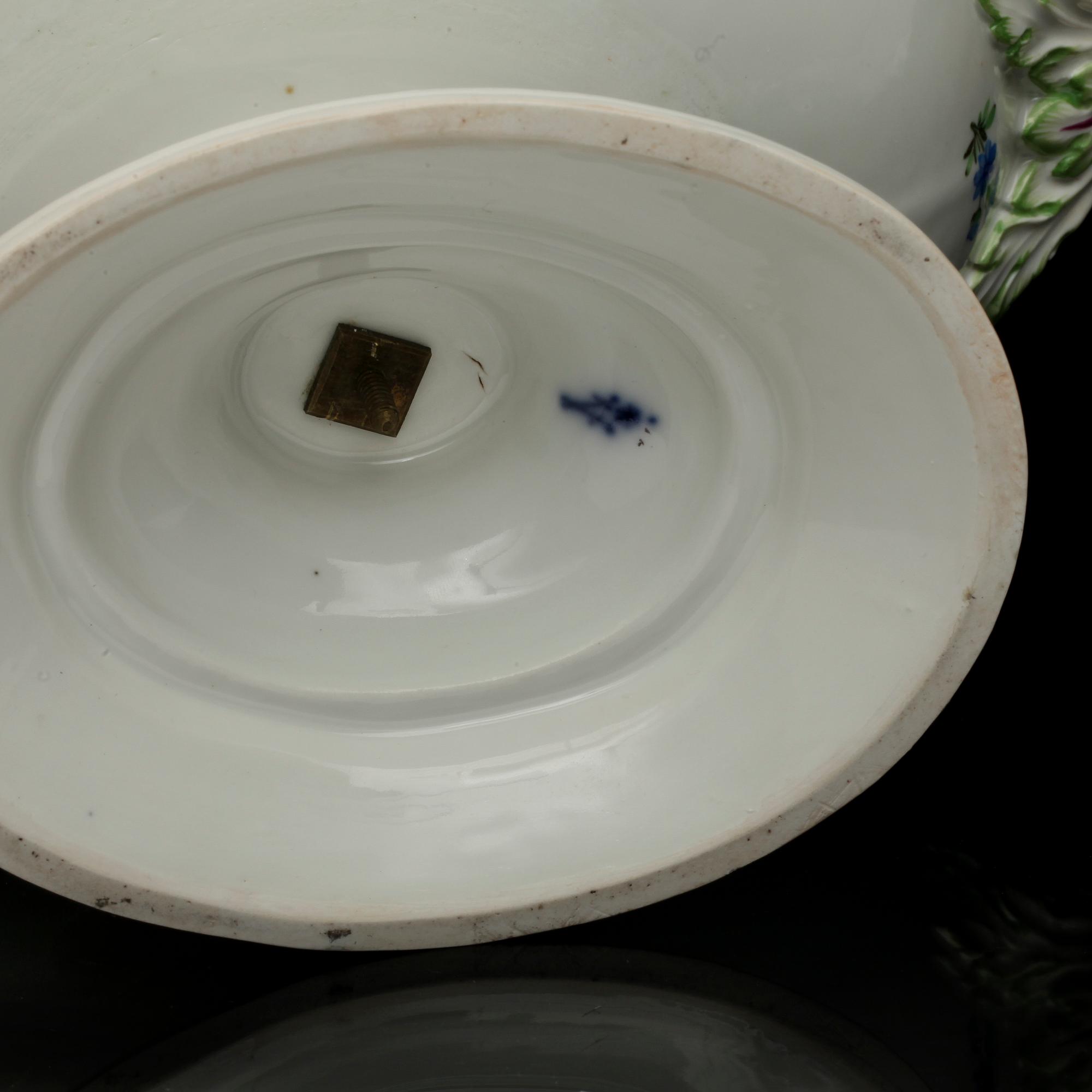 SOPPTERRIN, porslin, Meissen, Marcolinis  period, omkring 1800.