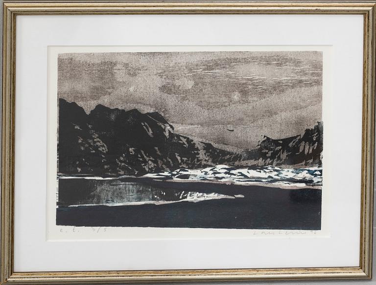Lars Lerin, From Lofoten.