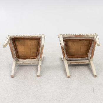 Four chairs. Early 19th century.