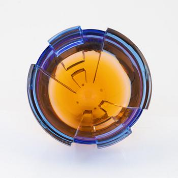 Erika Lagerbielke, a glass bowl, Orrefors, Sweden 1991.