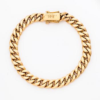 RANNEKORU, 14K kultaa, panssariketju, Kultakeskus Oy, Hämeenlinna 1988.