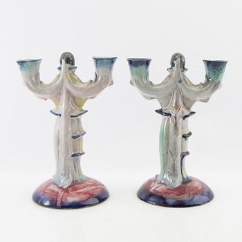 Candelabras, a pair, Art Deco, early 20th century.