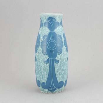 Josef Ekberg, a 'Sgrafitto' stoneware vase, Gustavsberg, 1920.