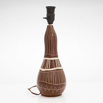 A 1960's table lamp, Arabia, Finland.