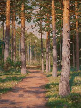 Johan Krouthén, Solbelyst tallskog.