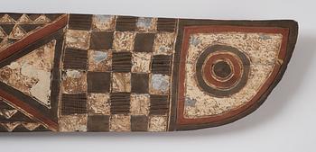 Plankmask, "Nwantantay", enligt uppgift ifrån Bwa, Burkina Faso, 1900-talets andra hälft.
