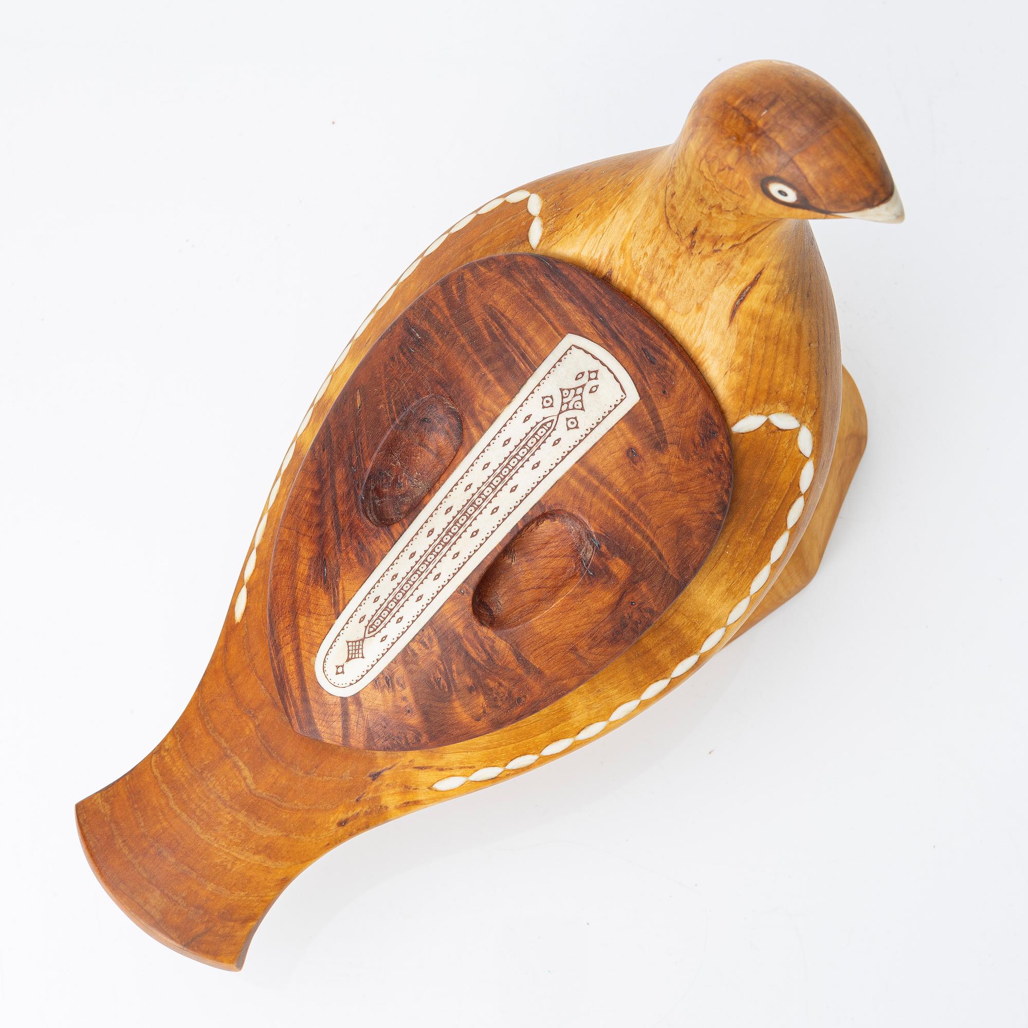 Thore Sunna, Lockask/ripa, signerad, före 1999.