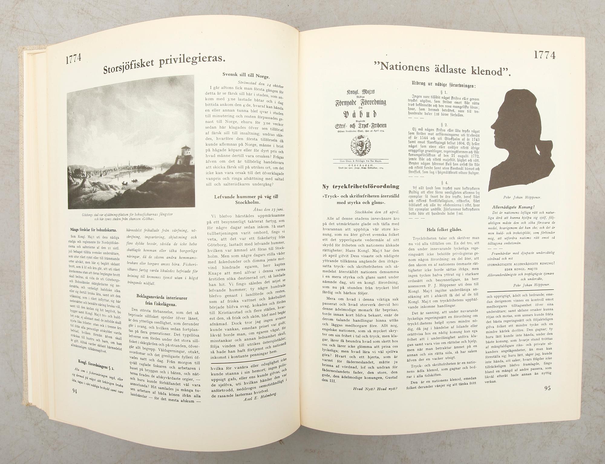 KONSTBÖCKER; 6 volymer.