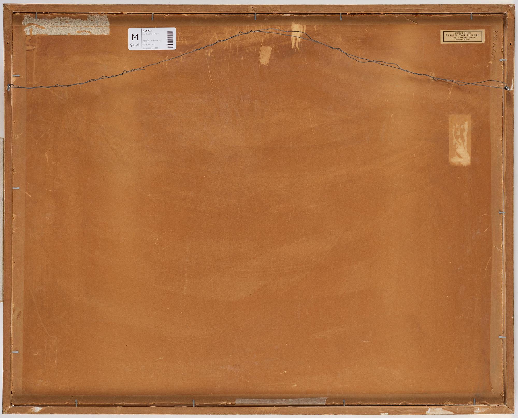 Jean Degottex, Untitled.