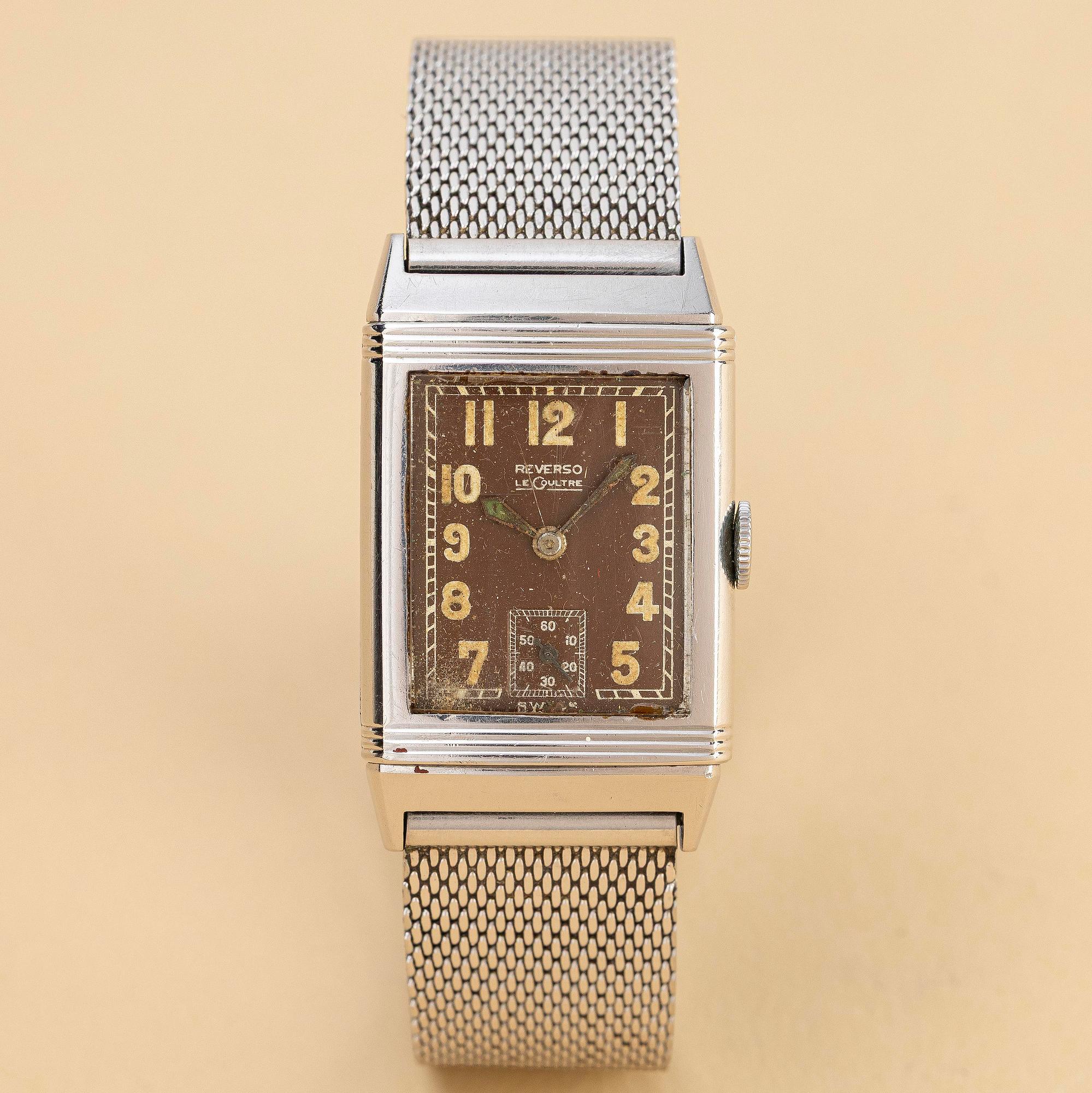 LeCoultre, Reverso, "Brown dial", ca 1933.